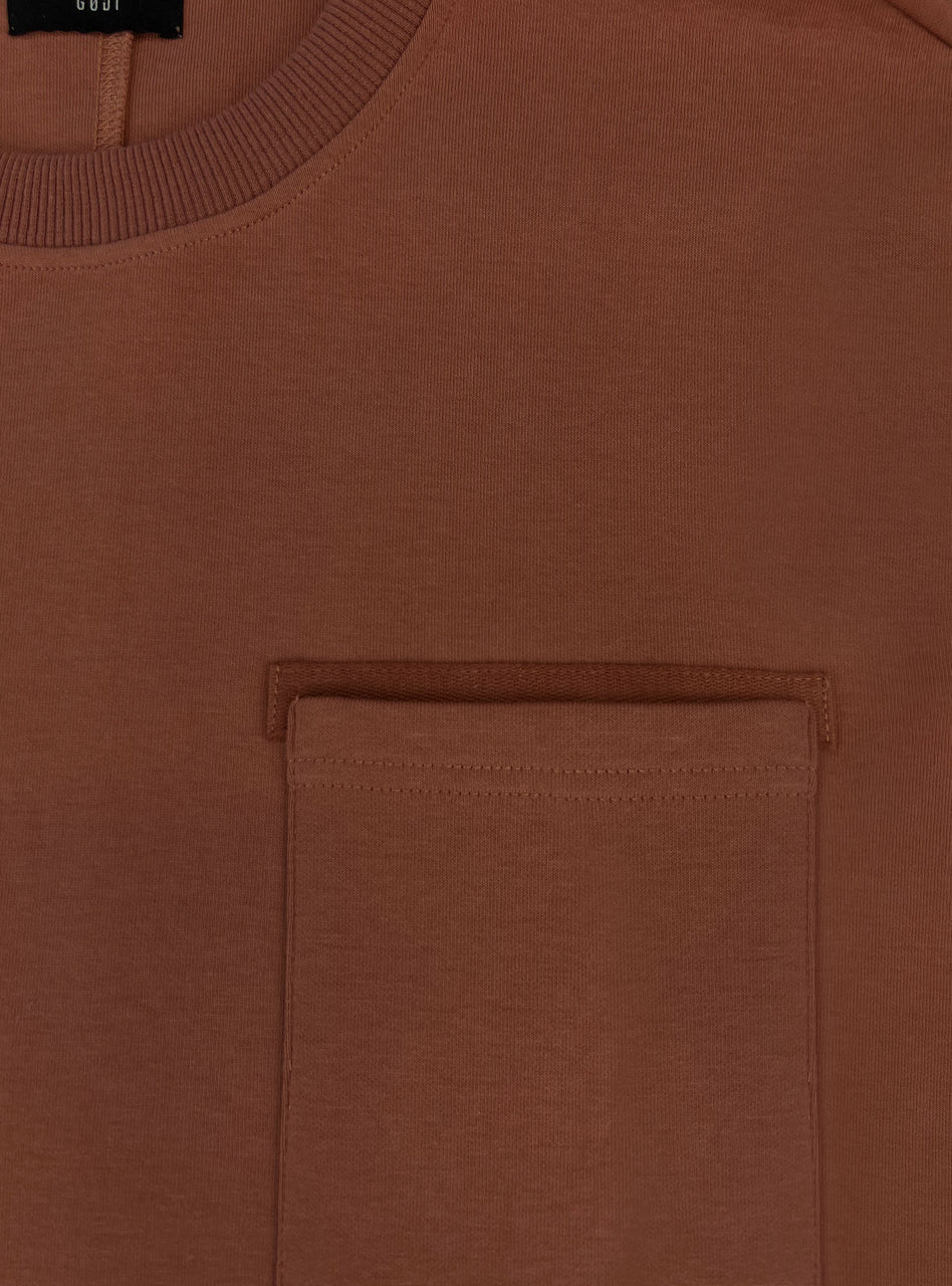 Buy Copper Color POCKET TEE Online From Godiwear 
