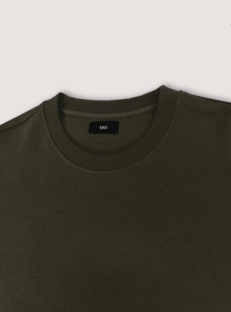 Buy Olive Color CLASSIC TEE Online From Godiwear In The USA